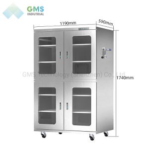 [Hot Item] Stainless Steel Waterproof Humidity Control Components Storage Dry Nitrogen Cabinet