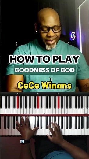 Cece Winans | Intro to Goodness of God | Piano Tutorial for Beginners