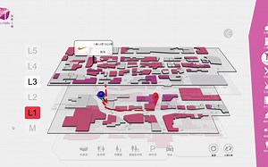 智能导视系统正置地圖演示demo