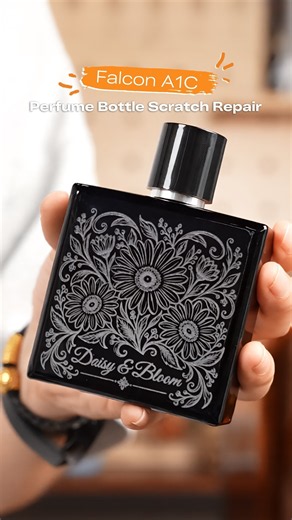 Scratched perfume bottle? Turn it into a design. ✨