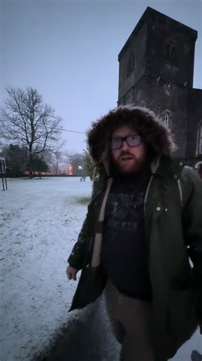 Reflecting on Peace in the Snow at Church