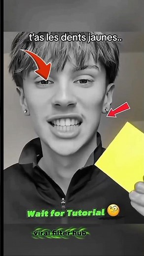 🤯teeth yellow filter tutorial 👀#tutorialfilter #tutorial #filter