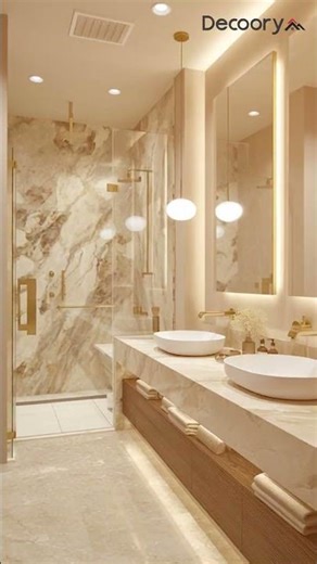 Luxury Modern Bathroom Design | Walk-In Shower Elegance
