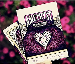 Ornate White Edition Playing Cards (Amythyst)