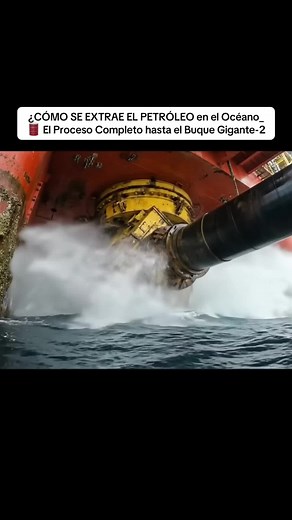 ¿CÓMO SE EXTRAE EL PETRÓLEO en el Océano_ 🛢️ El Proceso Completo hasta el Buque Gigante-2