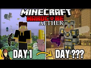 I Survived ??? Days in the AETHER in Minecraft Hardcore...
