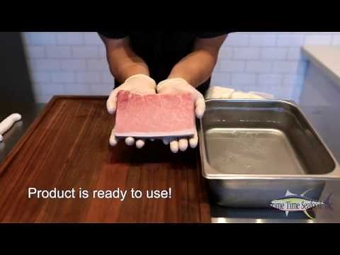 Thawing Super Frozen Bluefin Tuna Instructions