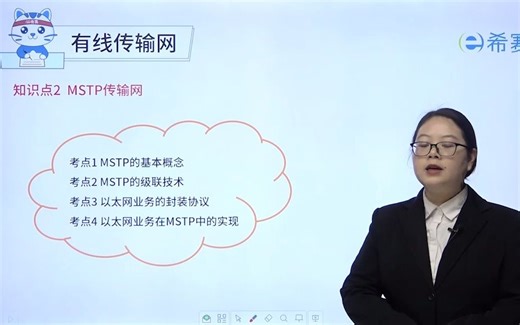 初级通信工程师（专业实务）02第二章传输网 02有线传输网 02MSTP传输网