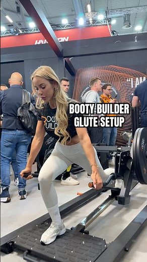BOOTY BUILDER GLUTE SETUP 🍑🔥 #glutesworkout #motivation #gymequipment