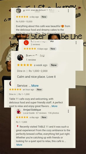 Your feedback = our motivation Your review might be the reason someone discovers their new favourite cafe. #table11 #cafe #havelockcity