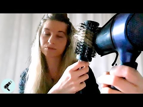 ASMR Blow Drying My Hair & Hand Blocking | Hairdryer Sounds