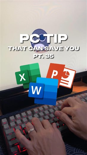 2.6M views · 27K reactions | PC tip that can save you - Part 35 #pctips #word #Excel #PowerPoint #ppt #fblifestyle | RTC Tutorials | Facebook