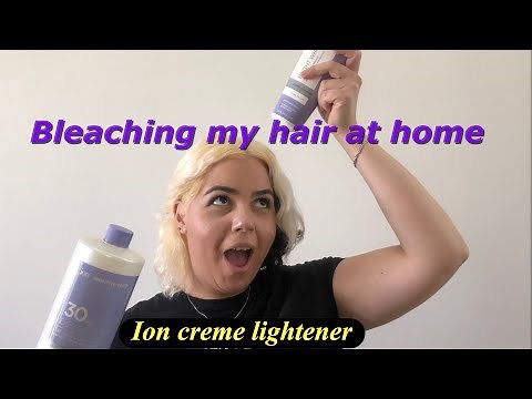 Bleaching my hair at home: Ion creme lightener