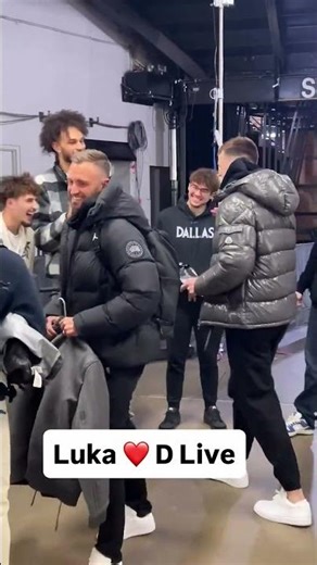 Luka Doncic having special time with his ex Mavs teammate Dereck Lively after Lakers win in Dallas