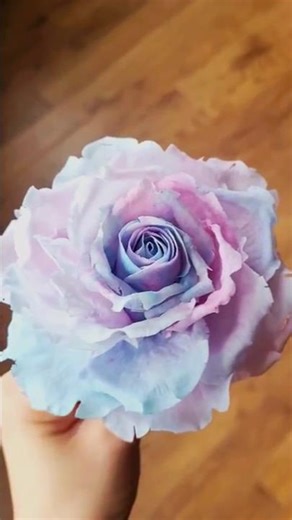 Wafer paper rose. ✨Enchanted. Tutorial coming soon! #unicorn #mermaid #edibleart #enchanted