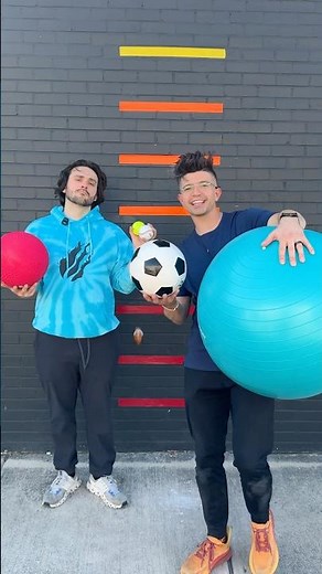 Which Ball Will Bounce the Highest? ⚽🏈