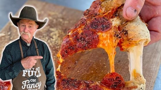 Tasty 5-Minute Pizza Crust with Cheesy Stuffed Edges