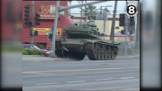 Many in - and out - of San Diego will remember these images from a stolen tank rampage terrorizing local streets for 23 minutes in 1995. The driver was Army veteran Shawn Nelson, 35, and residents held their breath as they waited for his rampage to come to an end. A new podcast is looking back at the shocking event. https://www.cbs8.com/article/news/crime/shawn-nelson-tank-san-diego-rampage-update-true-crime-podcast/509-4b70d119-e4d9-4374-b0db-3d1f932fa04a | CBS 8 San Diego