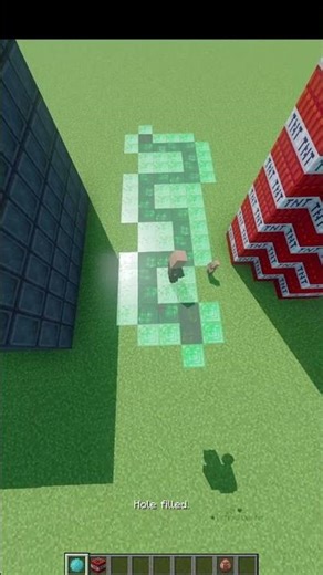 Minecraft Hole Filler Mod...🤯 (World's Smallest Violin) #minecraft #shorts