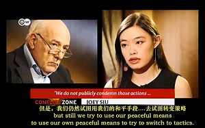 逻辑花式吊打！德国之声记者采访乱港分子【完整视频+字幕】