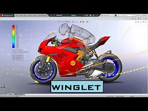 How The superbike Winglet works | Explained using solidworks