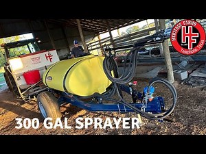 Ag Sprayer, 300 Gallon Spray Trailer, Boomless.