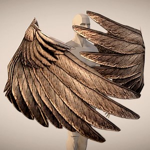 Dark Angel Wings - 3D Model by stonelion7