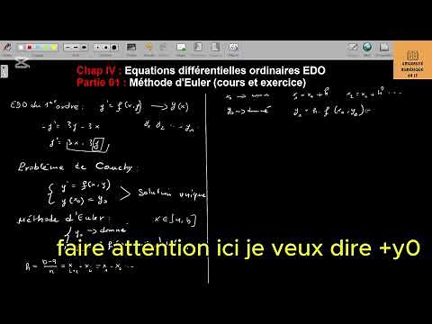 IV.1. Euler's method (course and exercises)