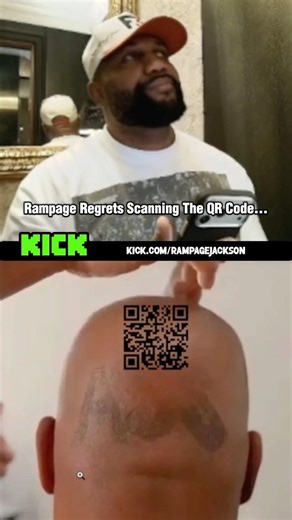 He regrets scanning the qr code #rampage #rampagejackson #ufc #shorts