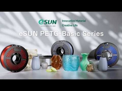 eSUN PETG-Basic is the ultimate cost-effective all-rounder! 🚀 #esun #petg #3dprinting #filament