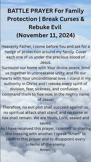 Say This Prayer To Rebuke Evil Today