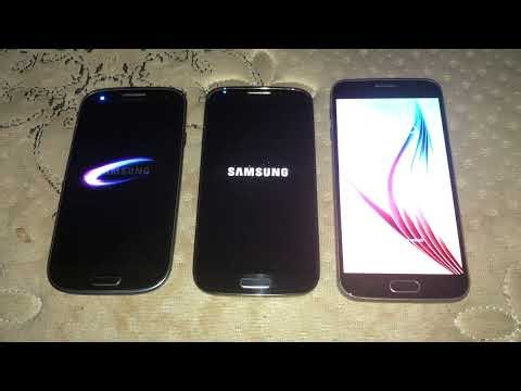 Samsung Galaxy S3 vs Samsung Galaxy S4 vs Samsung Galaxy S6 Startup Test