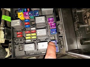 2016 Wrangler Starter Relay and Starter Fuse Location