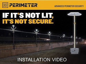 Perimeter installation - CAST Fence Perimeter Lighting