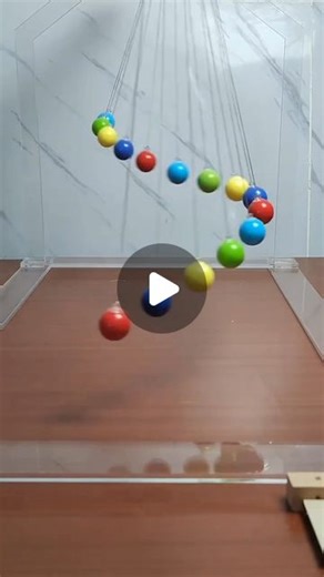 Sacred Geometry | Homemade pendulum with 15 billiard balls – A simple demonstration of order and chaos (and order again). Fifteen simple uncoupled... | Instagram