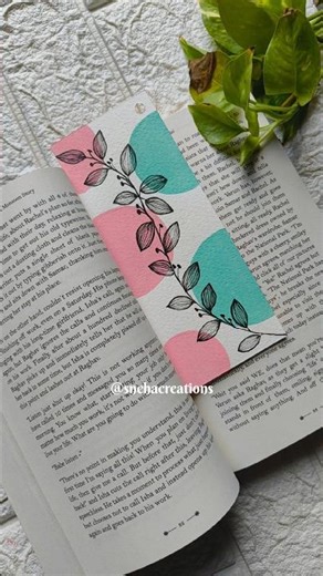 Boho Bookmark 😍🔖 #shorts #painting #bookmark