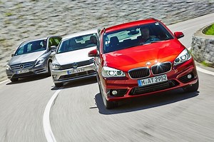 BMW 2er Active Tourer/Mercedes B-Klasse/VW Golf Sportsvan: Test - AUTO BILD