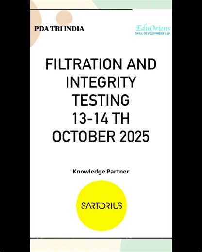 #filtration #filterintegritytesting #pharmatraining #sterilityassurance #qualityexcellence | Nishant Kulkarni