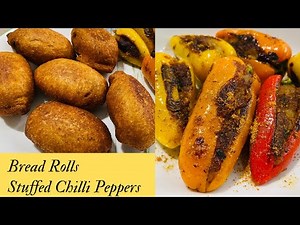 Bread roll recipe | stuffed Chilli pepper I Delicious Snack Recipe I Stuffed Bread Rolls