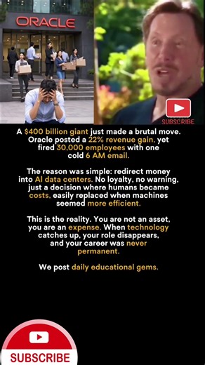 30,000 Jobs Gone | For AI Data Centers