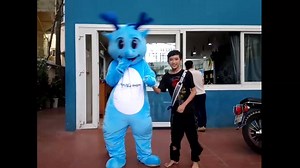 1.3K views · 71 reactions | 25-year-old "Linh", who was was rescued from a brothel 8 years ago, wanted to do something to give back to the Blue Dragon community. When this giant blue dragon costume arrived the kids couldn't keep the smiles off their faces! Happy Monday - we hope it makes your day as much as it made ours! | Blue Dragon Children's Foundation | Facebook