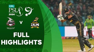 292K views · 15K reactions | Full Highlights | Lahore Qalandars vs Peshawar Zalmi | Match 12 | HBL PSL 9 | M1Z2U #LQvsQZ | #HBLPSL9 | #KhulKeKhel | Pakistan Super League | Facebook