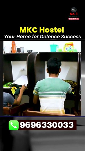 🔥 MKC Hostel – Built for Serious Aspirants | #defenceaspirants #majorkalshiclasses #hostellife