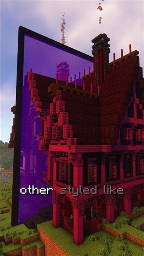 This House Is Split By A Nether Portal!