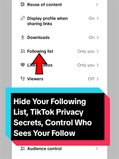 Hide Your Following List on TikTok – Privacy Tips to Control Who Sees Your Follows