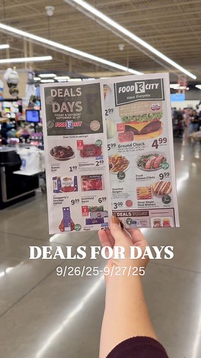 Score unbeatable grocery deals this Friday & Saturday (9/26/25-9/27/25)! 🎉 Shop fresh produce, meats, and more. See our weekly ad for all the savings! | Food City