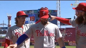 12K views · 202 reactions | Classic cup check by Bryce Bryson Stott will think twice next time  | Phans of Philly | Facebook