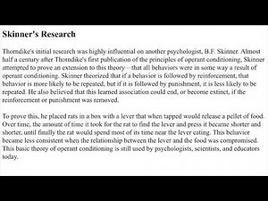 Ch. 5 Theories of Cognitive Development, Learning, and Memory