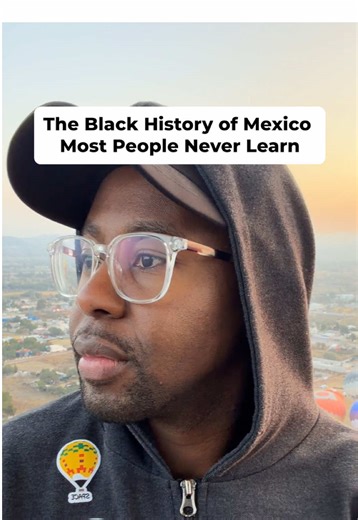 Floating above the pyramids of Teotihuacan and thinking about a part of Black history most people never hear about. 🇲🇽 From the arrival of Africans during the colonial era to the legacy of Afro Mexican communities today, the African diaspora helped shape this country in powerful ways. In 1829, Mexico’s president Vicente Guerrero, a leader of African and Indigenous ancestry, abolished slavery decades before it ended in the United States. History travels farther than we’re often taught. ✊🏾