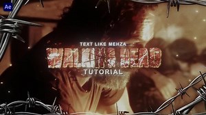 【AE教程】高级感文字效果